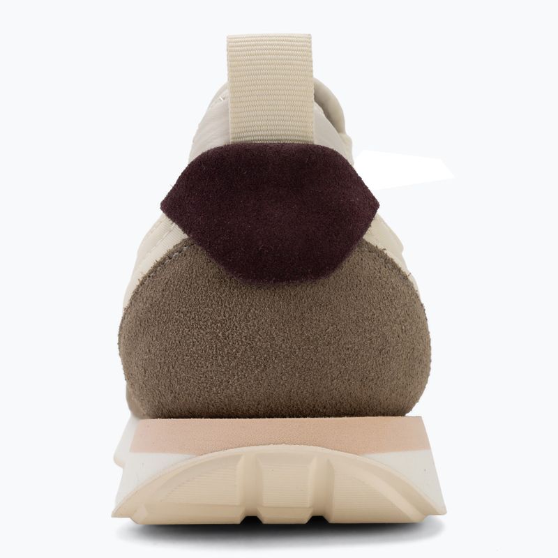 Damenschuhe Calvin Klein YW0YW02060 Retro Runner Sock Laceup Mix Matt turtledove/spanish villa/bordeaux 6