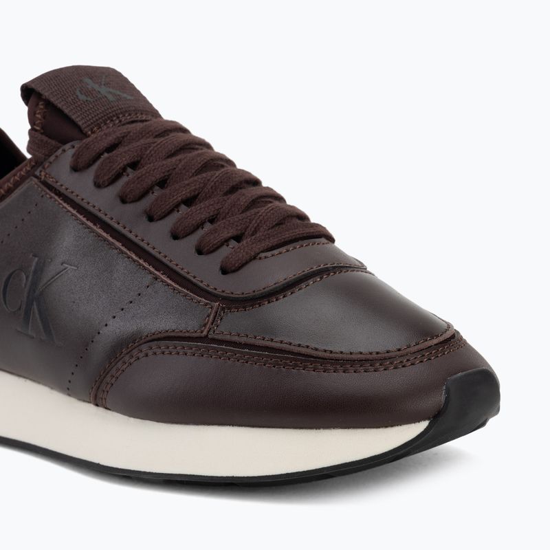 Damen-Schuhe Calvin Klein HW0HW03118 Retro Runner Sock PANL Leather Neo bordeaux 7