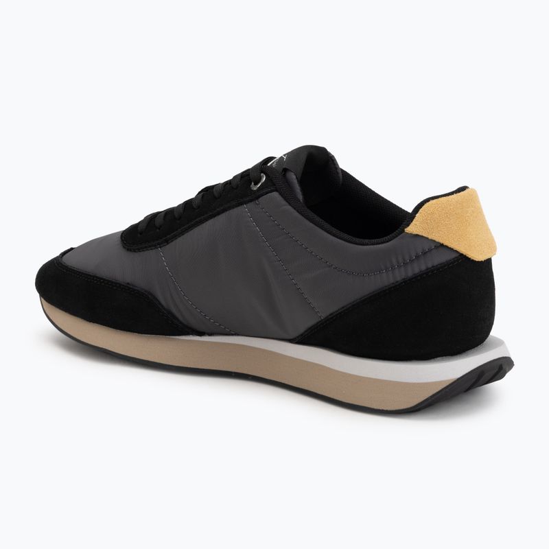 Herren Schuhe Calvin Klein HM0HM02212 Retro Runner Bans Leather Suede black/iron gate/amber gold 3