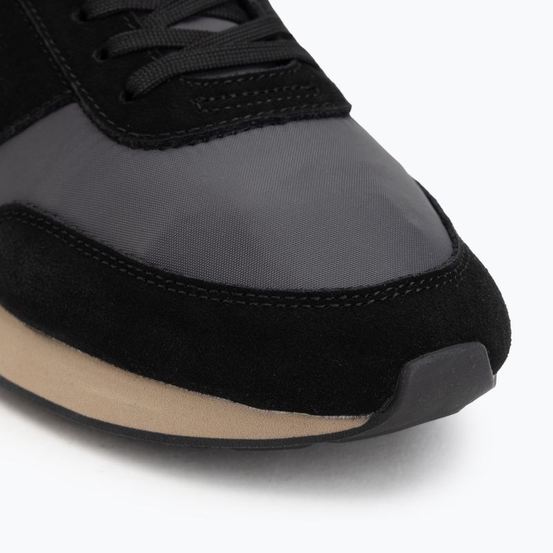 Herren Schuhe Calvin Klein HM0HM02212 Retro Runner Bans Leather Suede black/iron gate/amber gold 7