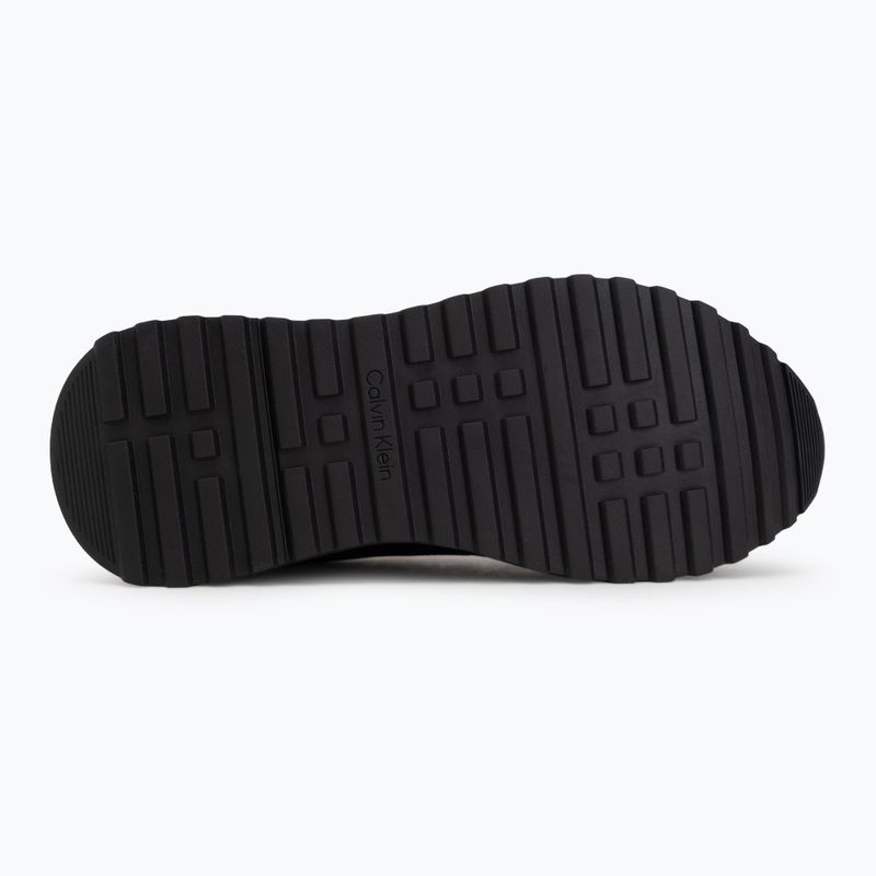 Herren Schuhe Calvin Klein HM0HM02215 City Runner Laceup Nylon Recycled Suede triple black 4