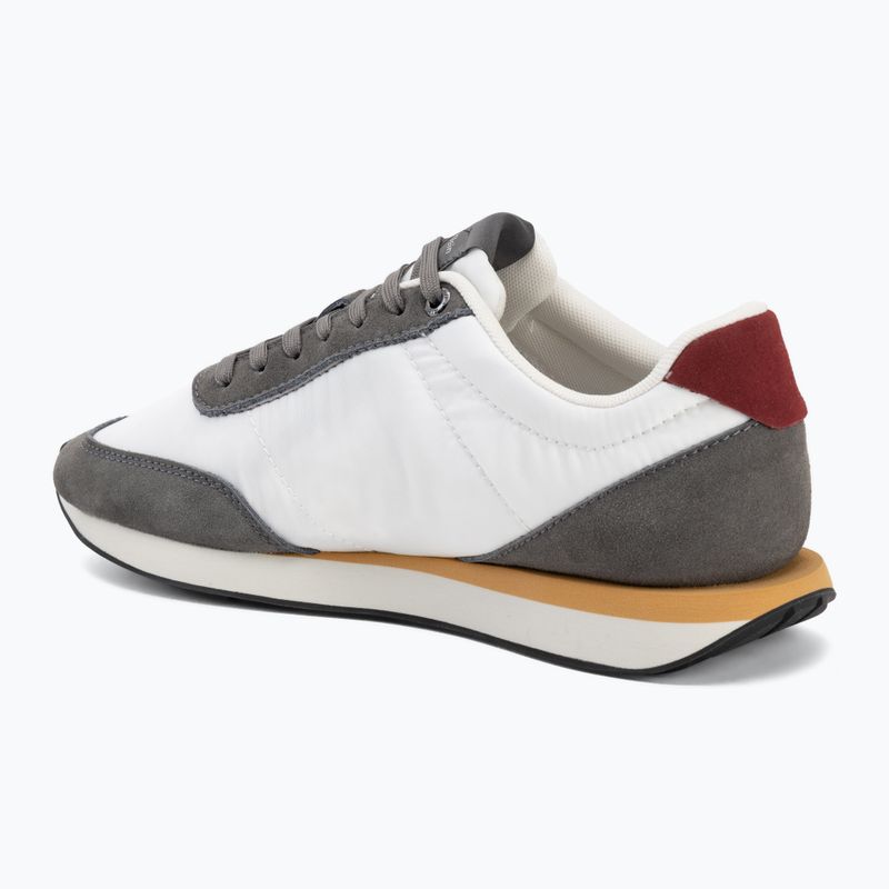 Herren Schuhe Calvin Klein HM0HM02212 Retro Runner Bans Leather Suede granite gray/white/rhubarb 3