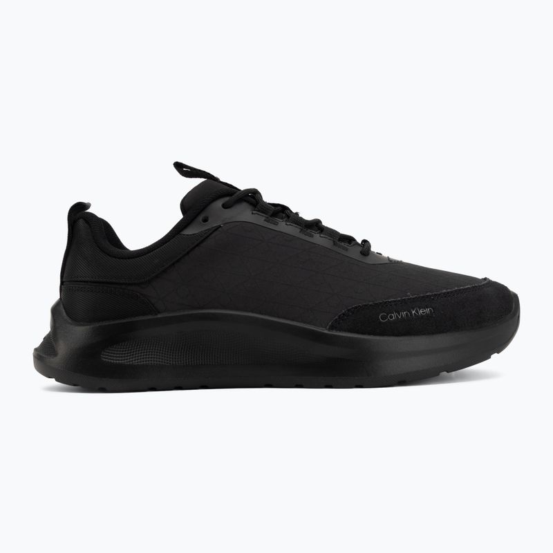 Herren Schuhe Calvin Klein HM0HM02343 Light Eva Runn Laceup AOP triple black 2