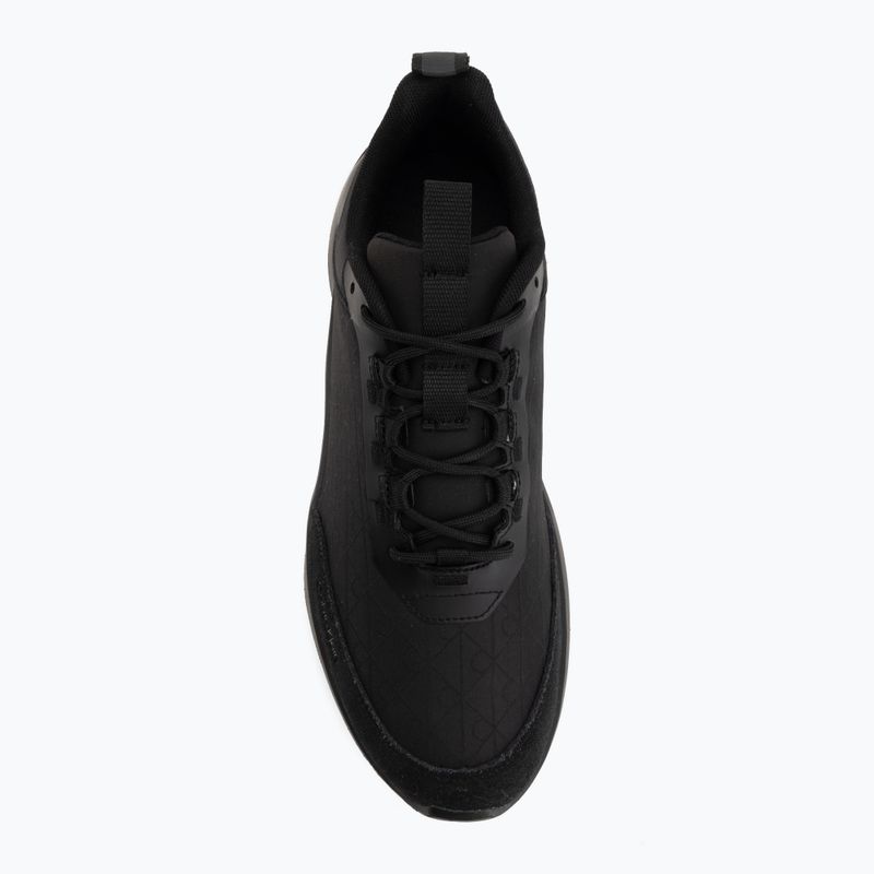 Herren Schuhe Calvin Klein HM0HM02343 Light Eva Runn Laceup AOP triple black 5