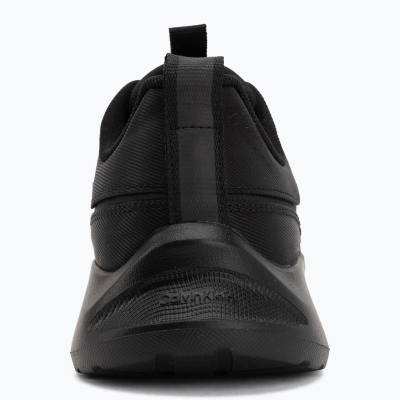 Herren Schuhe Calvin Klein HM0HM02343 Light Eva Runn Laceup AOP triple black 6