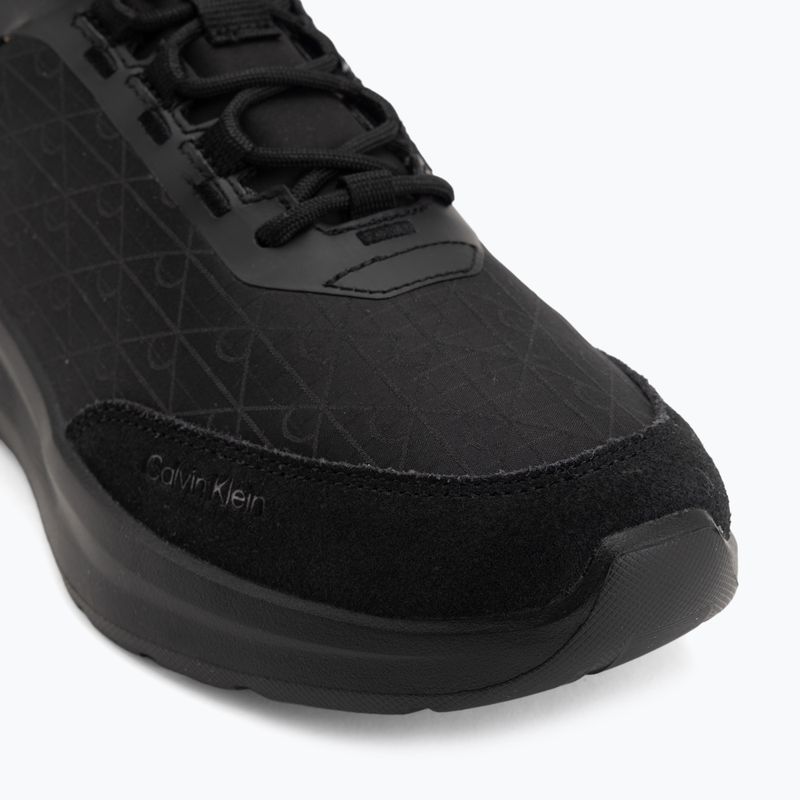 Herren Schuhe Calvin Klein HM0HM02343 Light Eva Runn Laceup AOP triple black 7