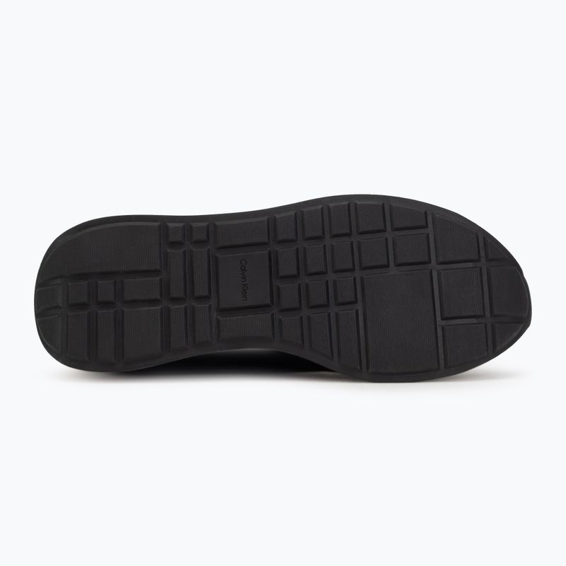 Damen-Schuhe Calvin Klein HW0HW03118 Retro Runner Sock PANL Leather Neo black/crystal grey 4
