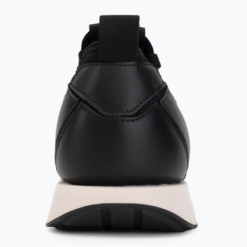 Damen-Schuhe Calvin Klein HW0HW03118 Retro Runner Sock PANL Leather Neo black/crystal grey 6