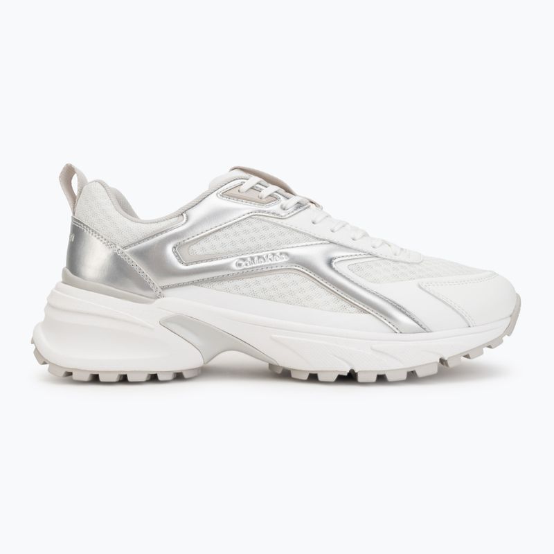 Herren Schuhe Calvin Klein HM0HM02341 Hike Runner Stripe Met Mix bright white/silver/light grey 2