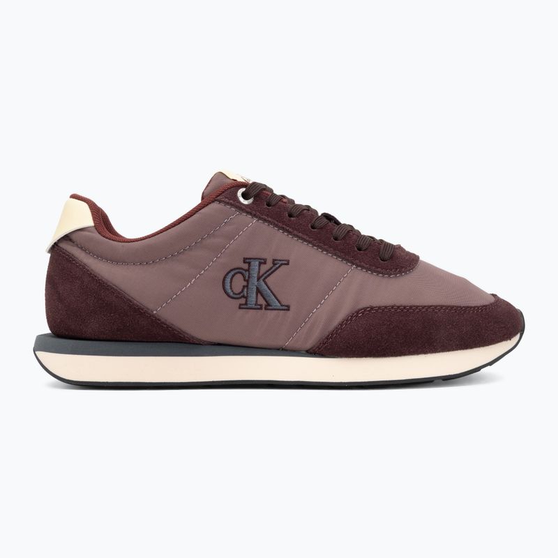 Herrenschuhe Calvin Klein YM0YM01361 Retro Runner Ess Mix Matt bordeaux/peppercorn/vanilla 2
