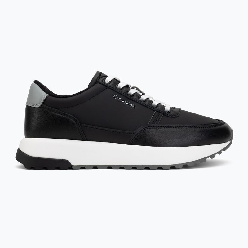 Herren Schuhe Calvin Klein HM0HM02214 City Runner Laceup Leather Mix black/granite road 2