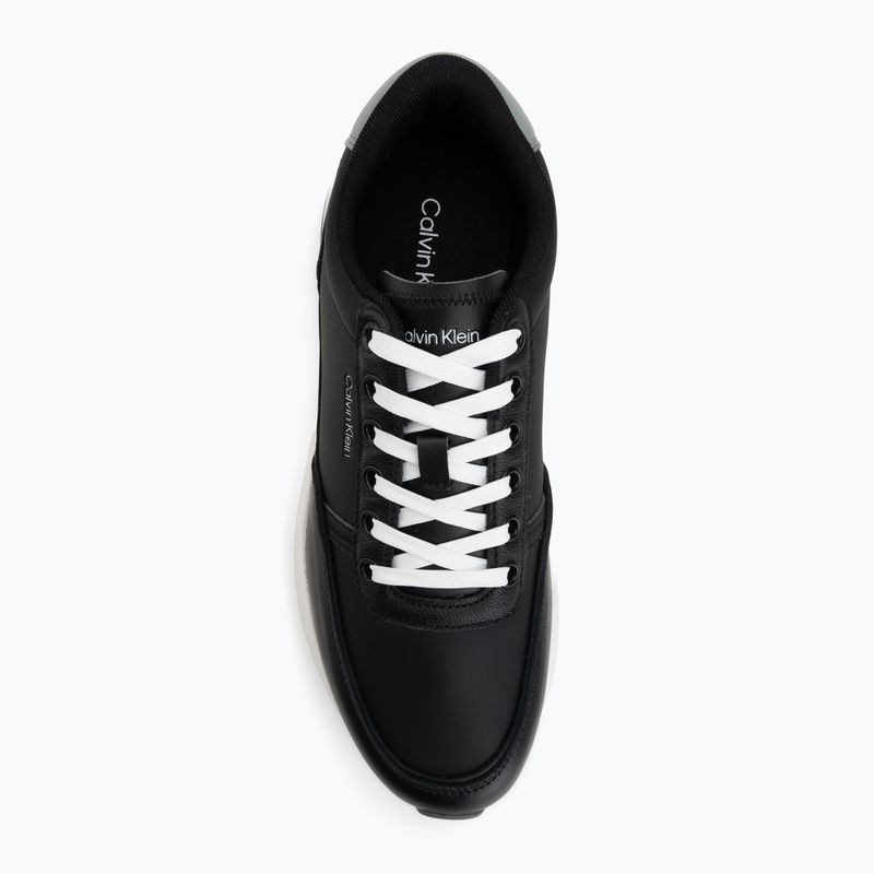 Herren Schuhe Calvin Klein HM0HM02214 City Runner Laceup Leather Mix black/granite road 5