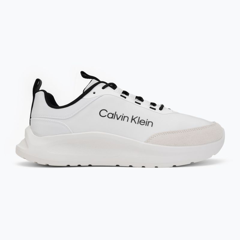 Herren Schuhe Calvin Klein HM0HM02342 Light Eva Runn Essential Laceup Nylon Suede bright white/black 2