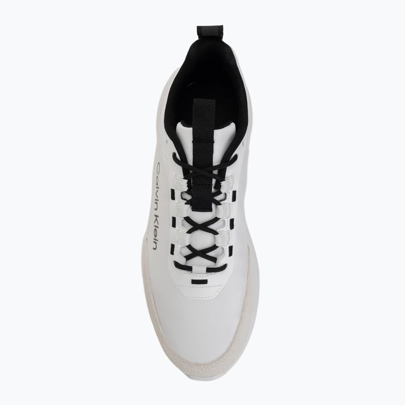 Herren Schuhe Calvin Klein HM0HM02342 Light Eva Runn Essential Laceup Nylon Suede bright white/black 5