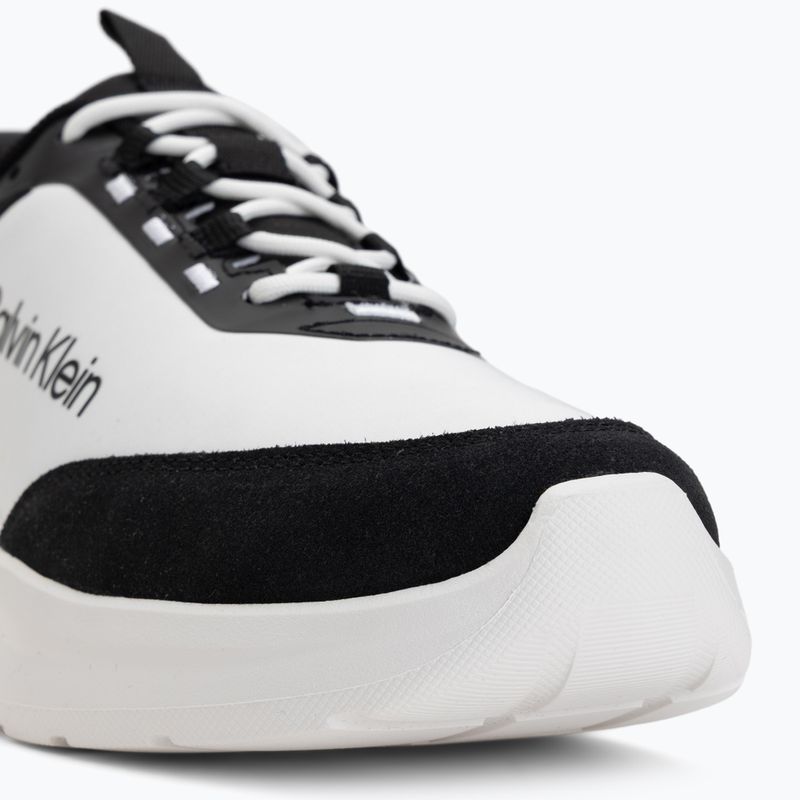Herren Schuhe Calvin Klein HM0HM02342 Light Eva Runn Essential Laceup Nylon Suede black/bright white 7