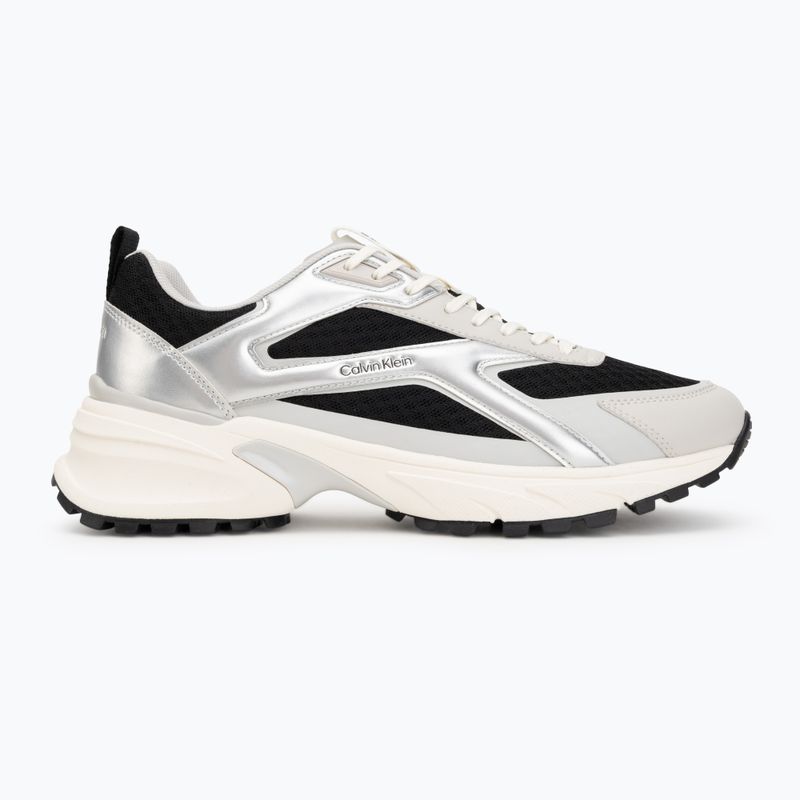 Herren Schuhe Calvin Klein HM0HM02341 Hike Runner Stripe Met Mix black/silver/light grey 2