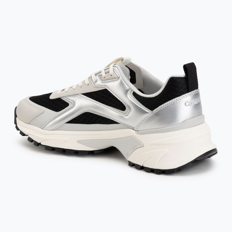 Herren Schuhe Calvin Klein HM0HM02341 Hike Runner Stripe Met Mix black/silver/light grey 3