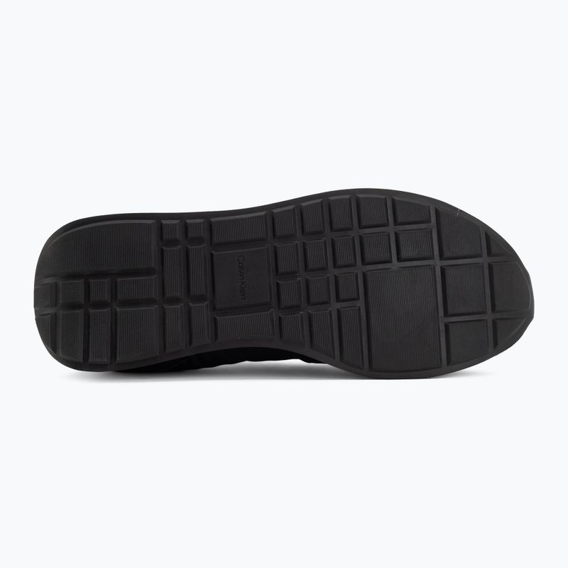 Herren Schuhe Calvin Klein YM0YM01414 Retro Runner Sock Laceup Mix matte black/bright white 4