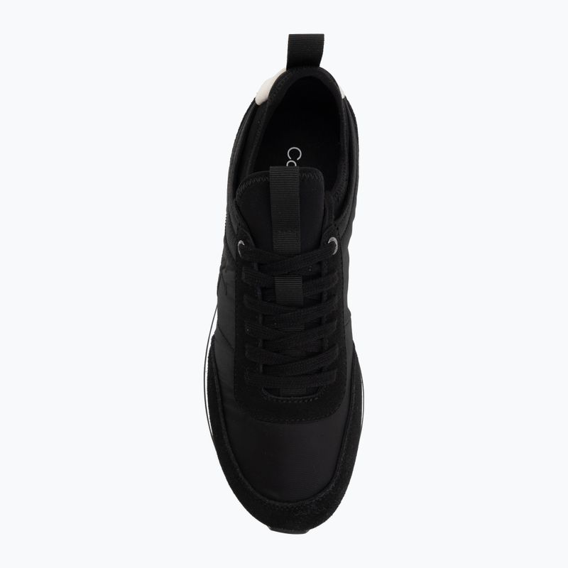 Herren Schuhe Calvin Klein YM0YM01414 Retro Runner Sock Laceup Mix matte black/bright white 5