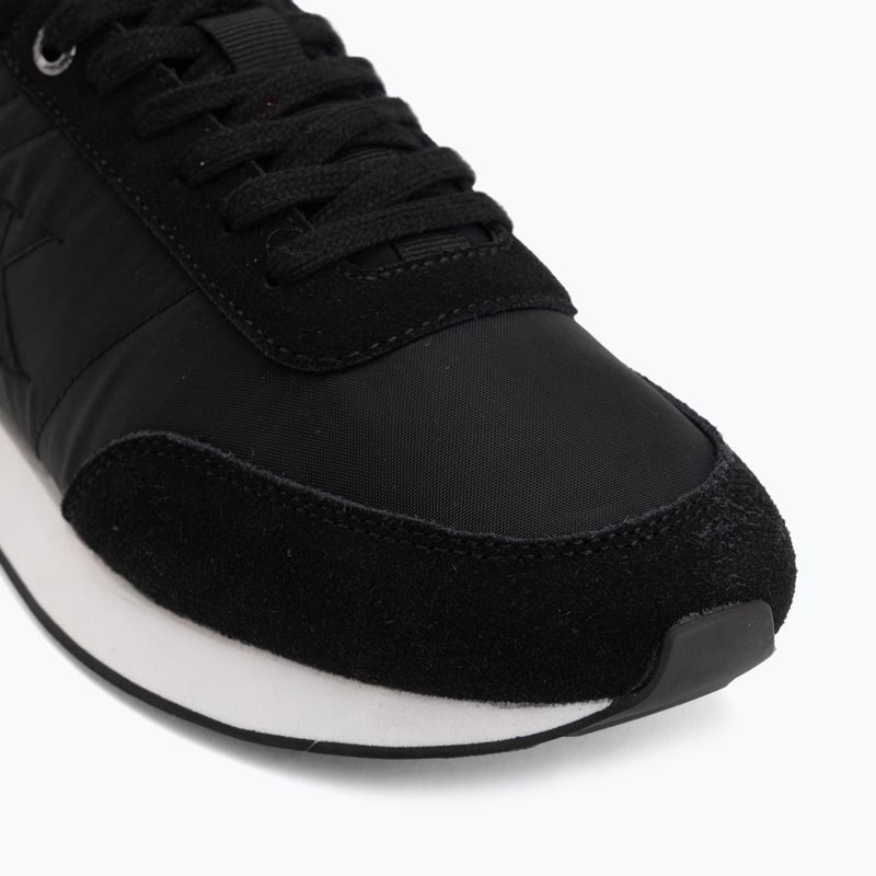Herren Schuhe Calvin Klein YM0YM01414 Retro Runner Sock Laceup Mix matte black/bright white 7