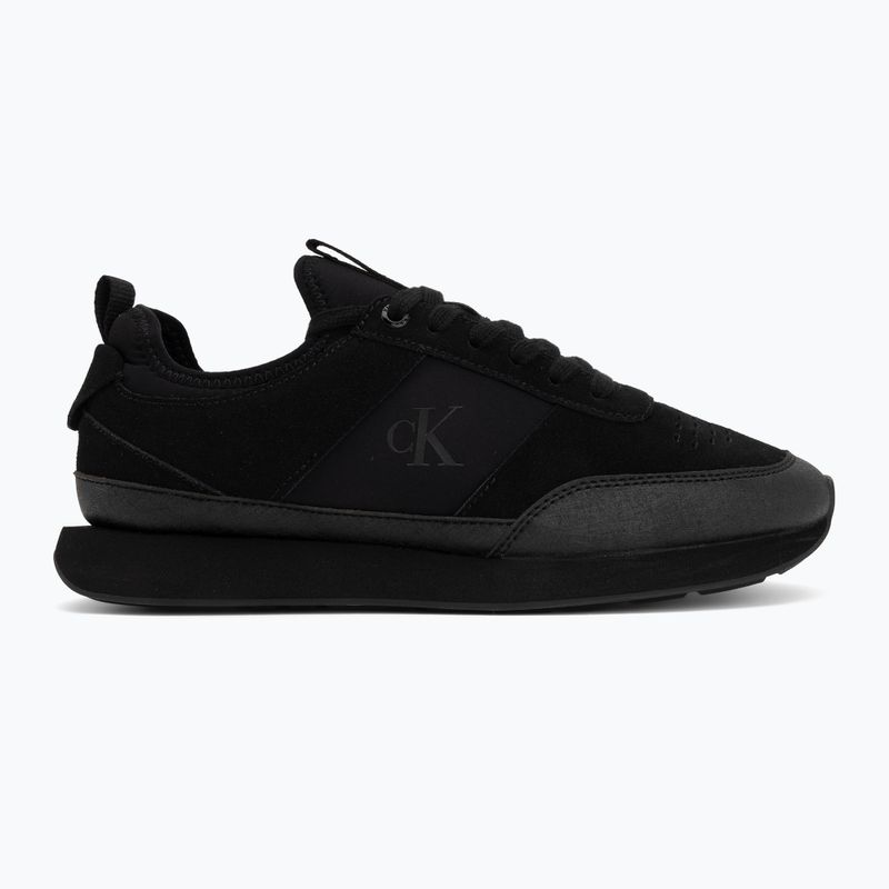 Herren Schuhe Calvin Klein HM0HM02305 Retro Runner Sock triple black 2