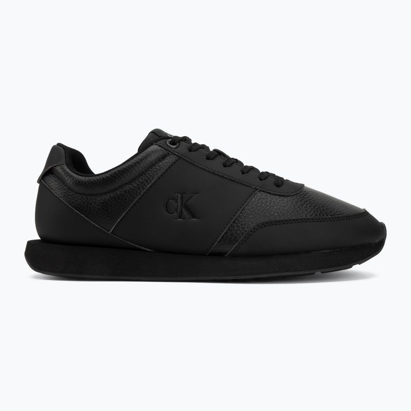 Herren Schuhe Calvin Klein HM0HM02447 Retro Run Lace Band triple black 2