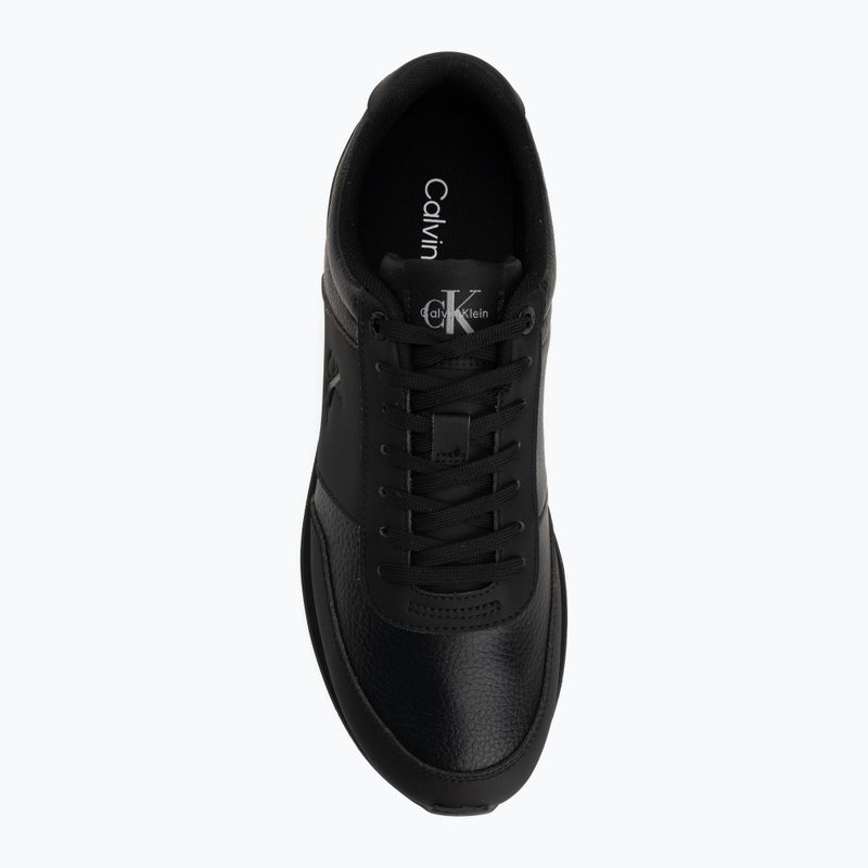 Herren Schuhe Calvin Klein HM0HM02447 Retro Run Lace Band triple black 5