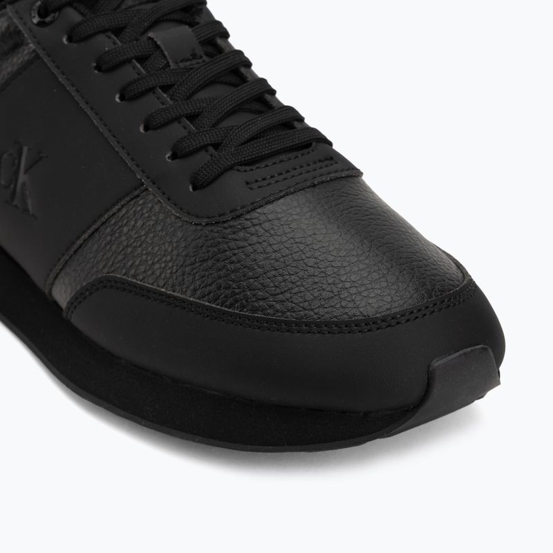 Herren Schuhe Calvin Klein HM0HM02447 Retro Run Lace Band triple black 7