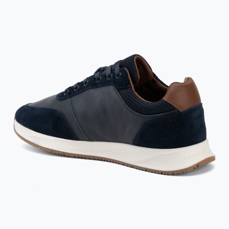 Herren Schuhe Tommy Hilfiger Runner Suede Mix tracksuits desert sy 3