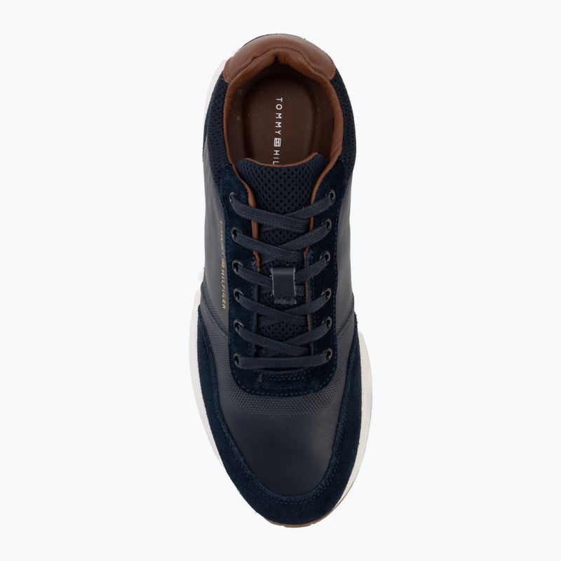 Herren Schuhe Tommy Hilfiger Runner Suede Mix tracksuits desert sy 5