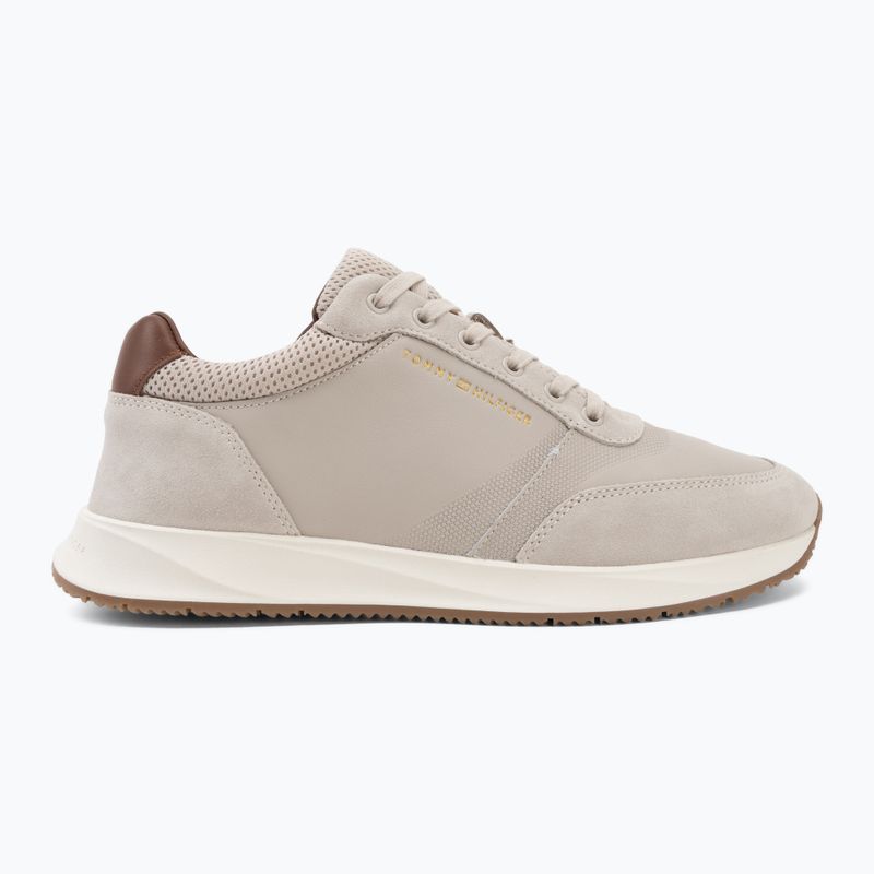 Herren Schuhe Tommy Hilfiger Runner Suede Mix classic stone tracksuits 2