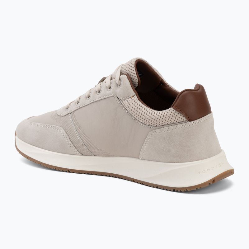 Herren Schuhe Tommy Hilfiger Runner Suede Mix classic stone tracksuits 3