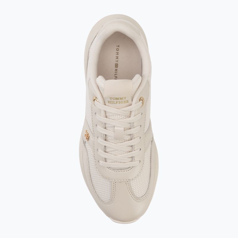 Damen-Schuhe Tommy Hilfiger ModernRunner Shiny Leather soft cream 5