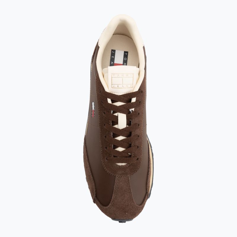 Herrenschuhe Tommy Jeans Retro Runner Archive Mix legacy brown 5