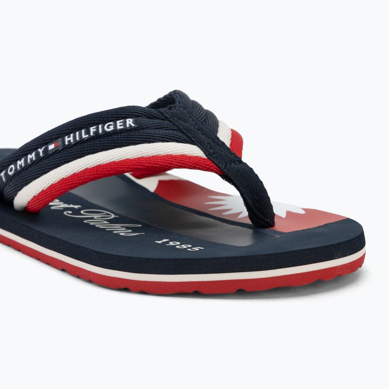 Herren Flip-Flops Tommy Hilfiger Patch Print desert sky 7