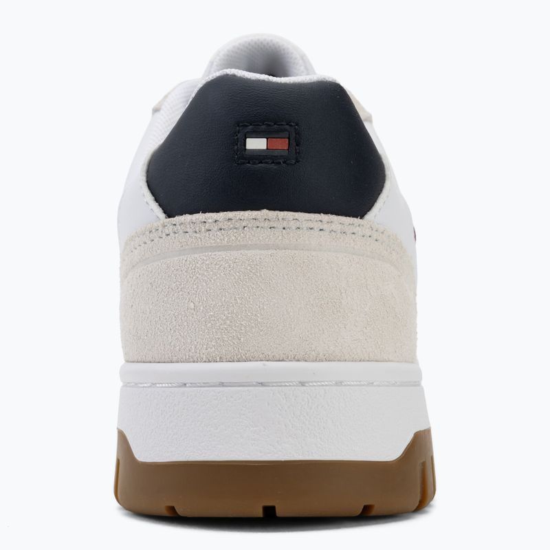 Herren Schuhe Tommy Hilfiger Basket Core Leather Suede Mix rwb 6