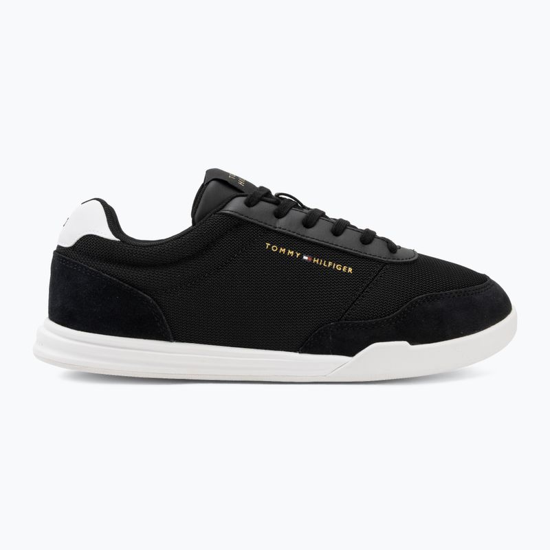 Herren Schuhe Tommy Hilfiger Low Pro Cupsole Nylon Suede Mix black 2