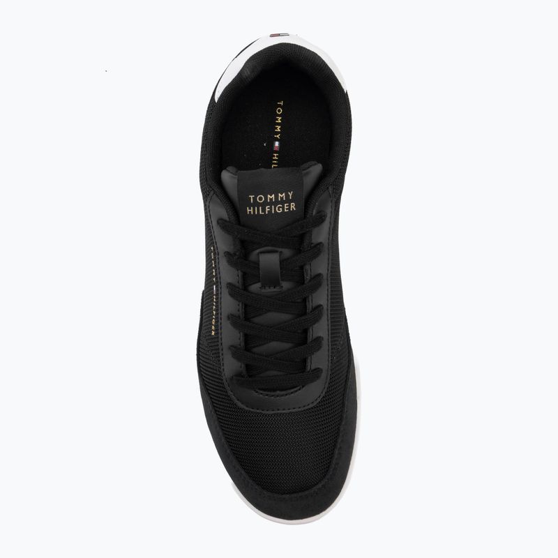 Herren Schuhe Tommy Hilfiger Low Pro Cupsole Nylon Suede Mix black 5