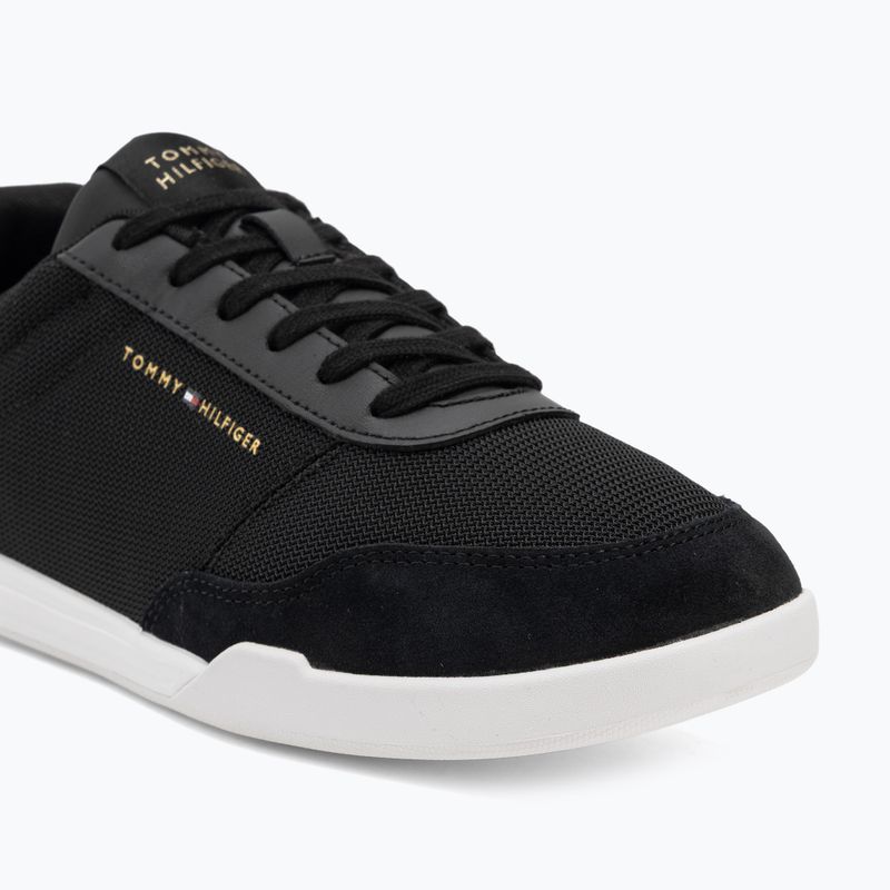 Herren Schuhe Tommy Hilfiger Low Pro Cupsole Nylon Suede Mix black 7