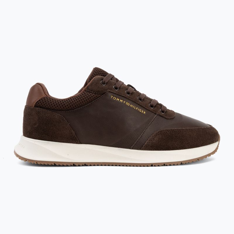 Herren Schuhe Tommy Hilfiger Runner Suede Mix cocoa tracksuits 2
