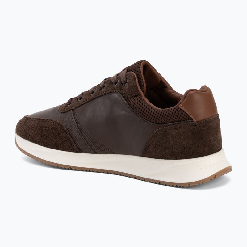 Herren Schuhe Tommy Hilfiger Runner Suede Mix cocoa tracksuits 3