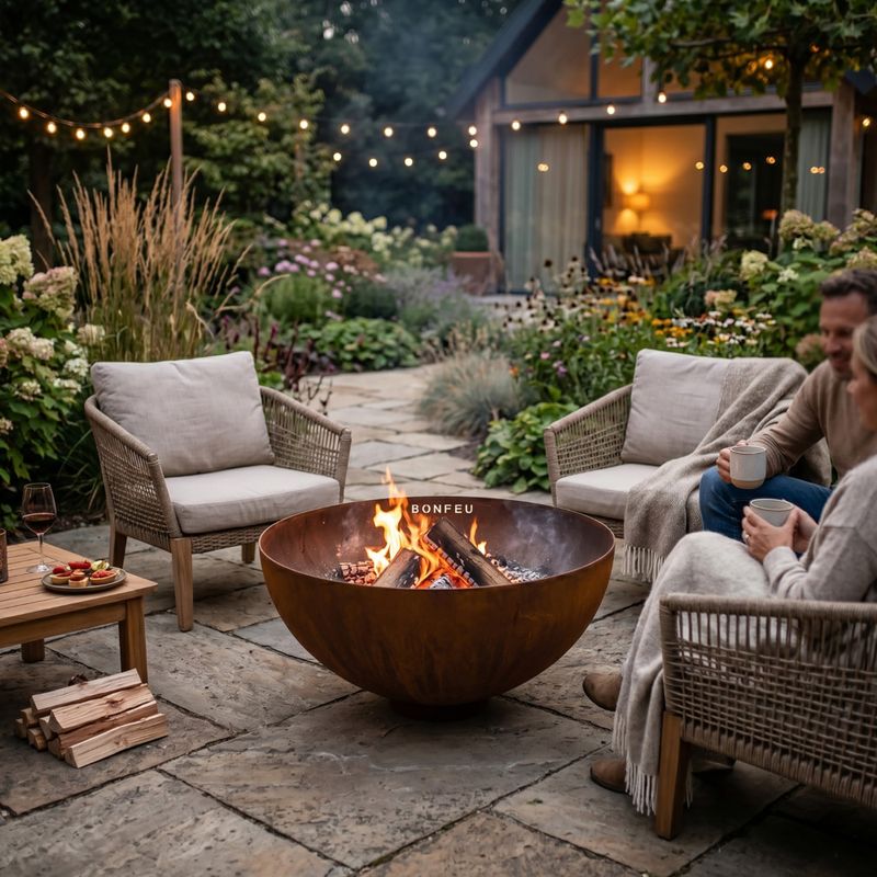  Feuerschale BonFeu BonBowl Pro 80 cm corten 2