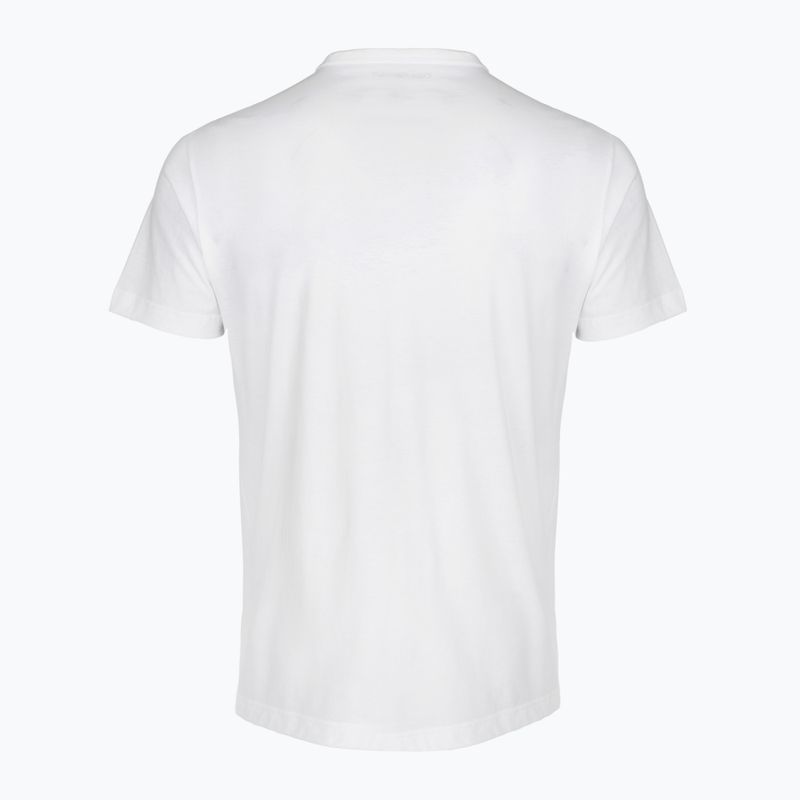Herren-Shirt Calvin Klein 000NM2748E Crew Neck classic white w/ blue nights 2