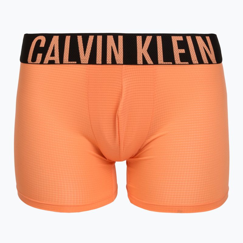 Herrenboxershorts Calvin Klein LV00NB4665 Boxer Brief black/olive night/orange frosting 2