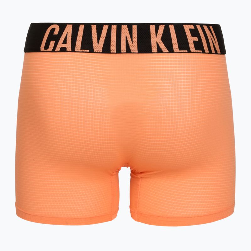 Herrenboxershorts Calvin Klein LV00NB4665 Boxer Brief black/olive night/orange frosting 3