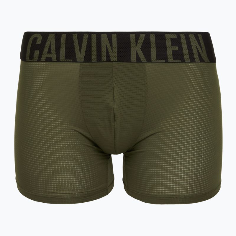 Herrenboxershorts Calvin Klein LV00NB4665 Boxer Brief black/olive night/orange frosting 6