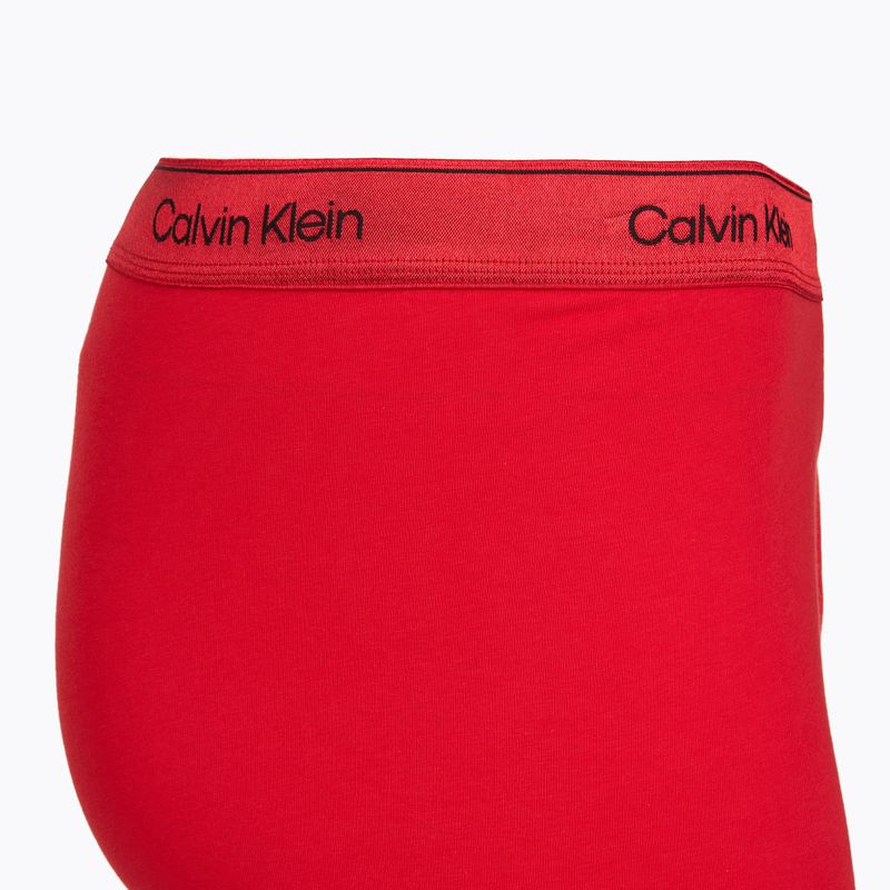 Herrenboxershorts Calvin Klein LV00NB4575 Trunk black/goji berry/black 5