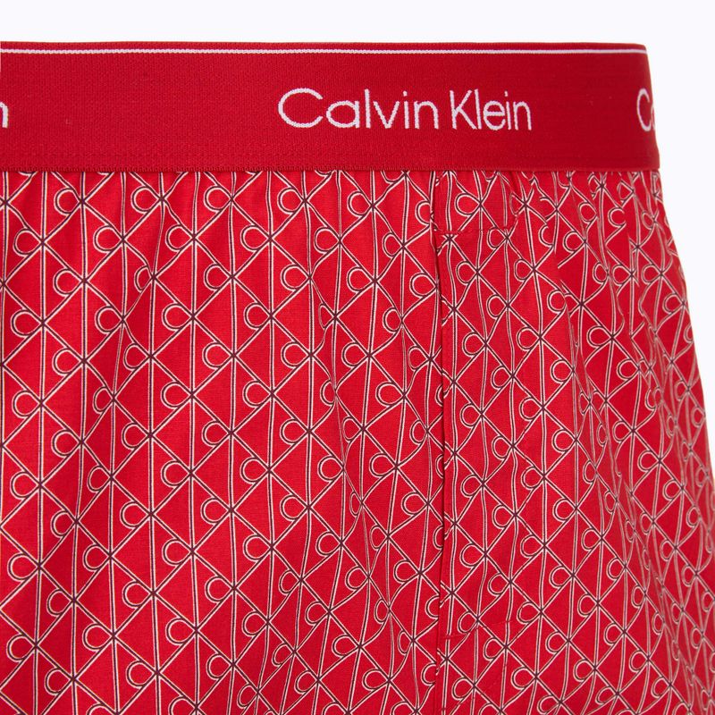 Herrenboxershorts Calvin Klein LV00NB4727 Boxer Slim black/prep emblem goji berry/grisai 4