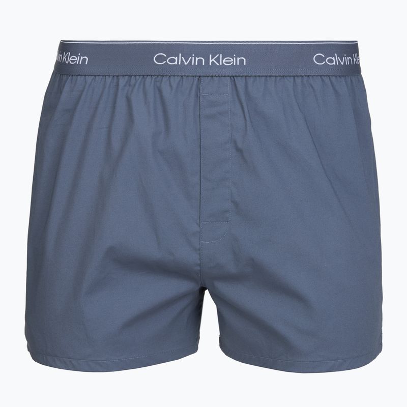 Herrenboxershorts Calvin Klein LV00NB4727 Boxer Slim black/prep emblem goji berry/grisai 5