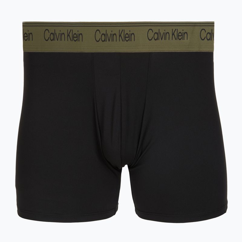 Herrenboxershorts Calvin Klein LV00NB4410 Brief black w/bronze flash wb/black/oliv 3